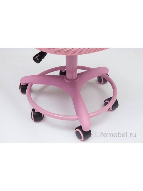 Компьютерное кресло Kiddy розовое ткань (сетка)
