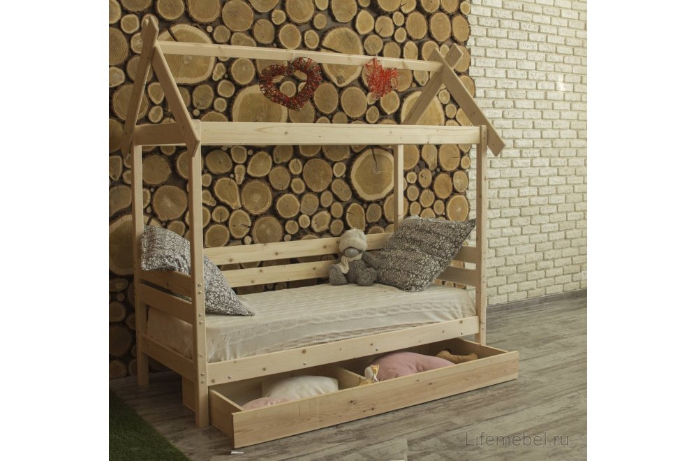 Кровать-домик Пеппи 70х160