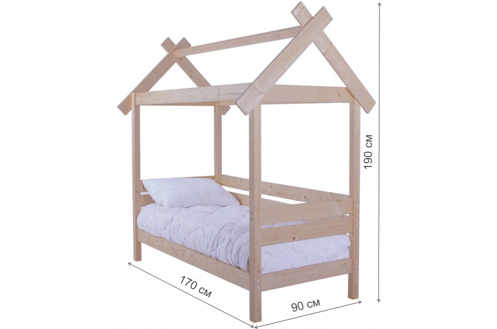 Кровать-домик Пеппи 80х160