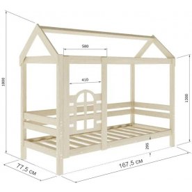 Кровать-домик Кристин