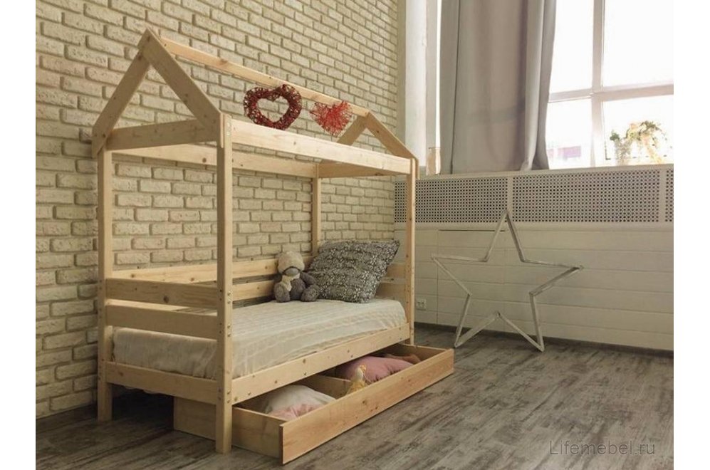 Кровать-домик Линда 70х190