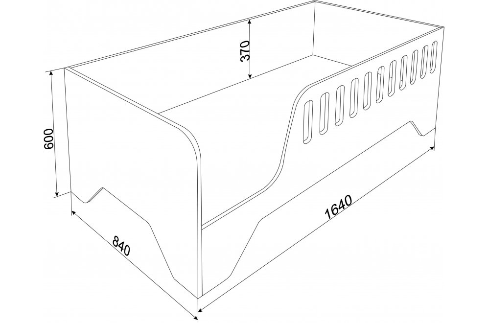 Кровать Астра 13 белый / розовый