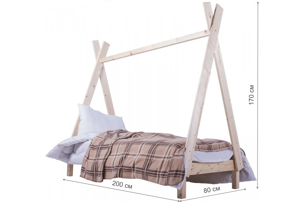 Подростковая кровать Индеец 70х190