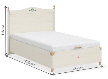 Полутораспальная кровать Flora