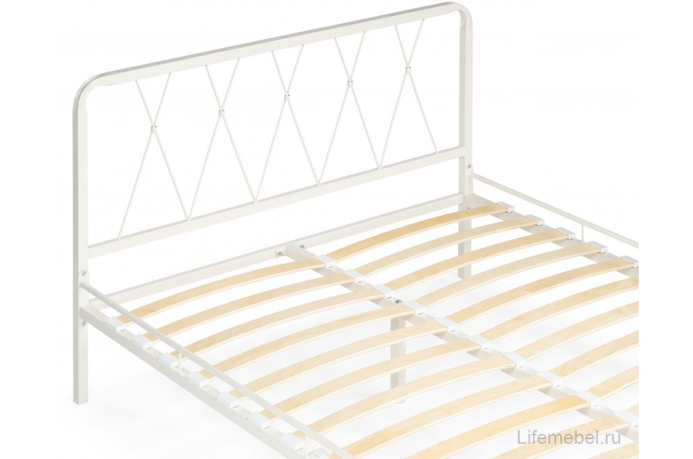 Полутораспальная кровать Иоханна 18 120х200 белая
