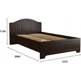 Полутораспальная кровать Монблан МБ-601К