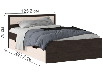 Полутораспальная кровать Муза КР 606