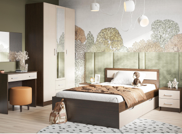 Полутораспальная кровать Муза КР 606