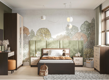 Полутораспальная кровать Муза КР 609