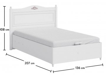 Полутораспальная кровать Rustic