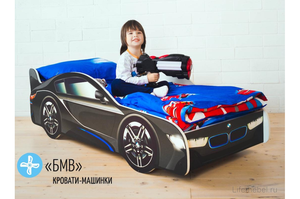 Кровать-машина BMW 70х160