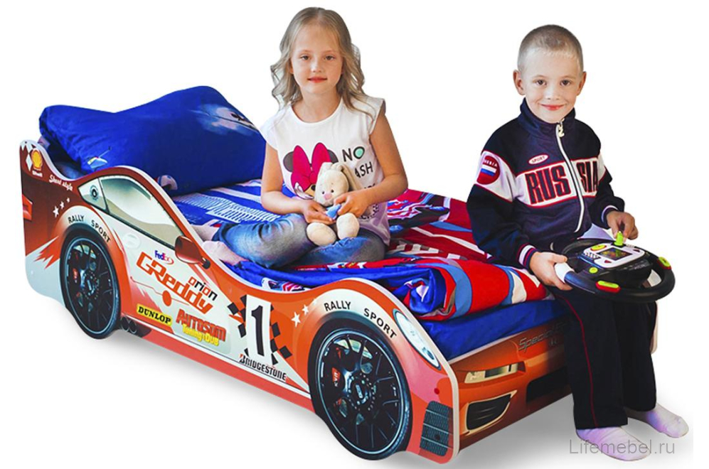 Кровать-машина Стрела 70х160