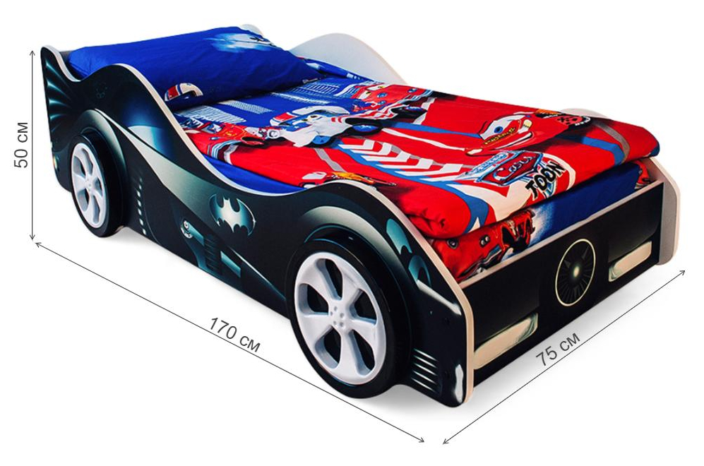 Кровать-машина Бэтмобиль