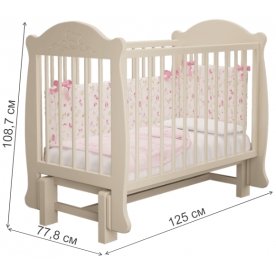 Кроватка Мишутка 2 с маятником
