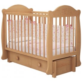 Кроватка Мишутка 3 с маятником и ящиком