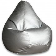 серебристая экокожа