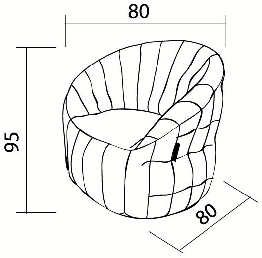 Пуф Австралия green
