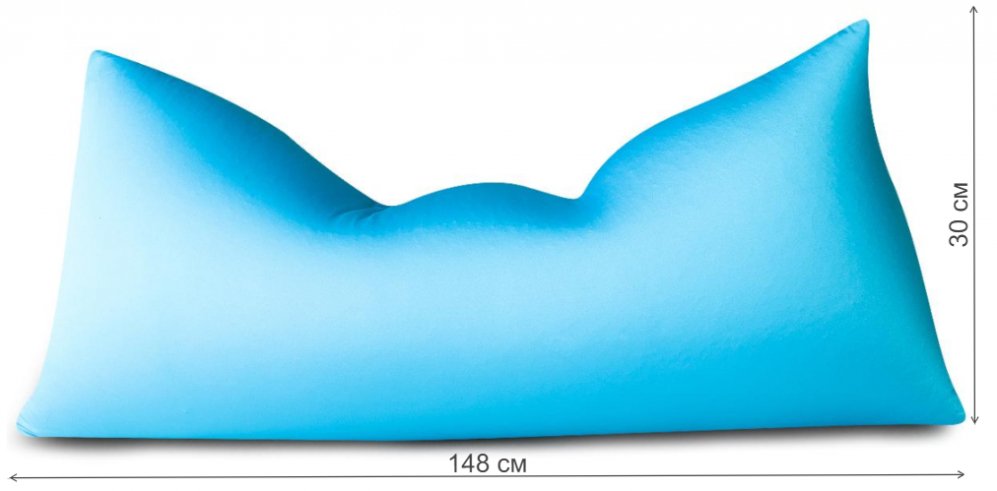 Пуф Flexy голубый