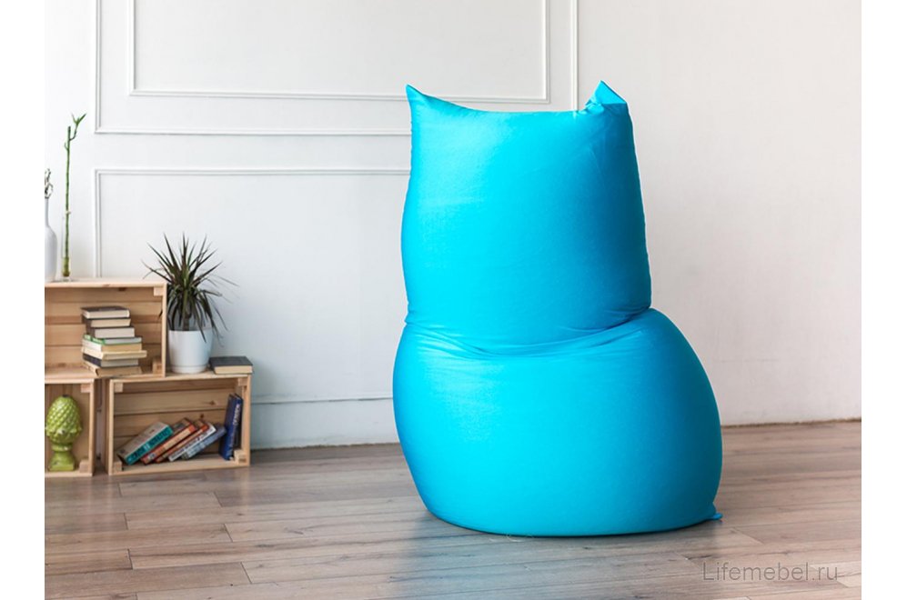 Пуф Flexy голубый