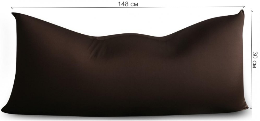 Пуф Flexy коричневый