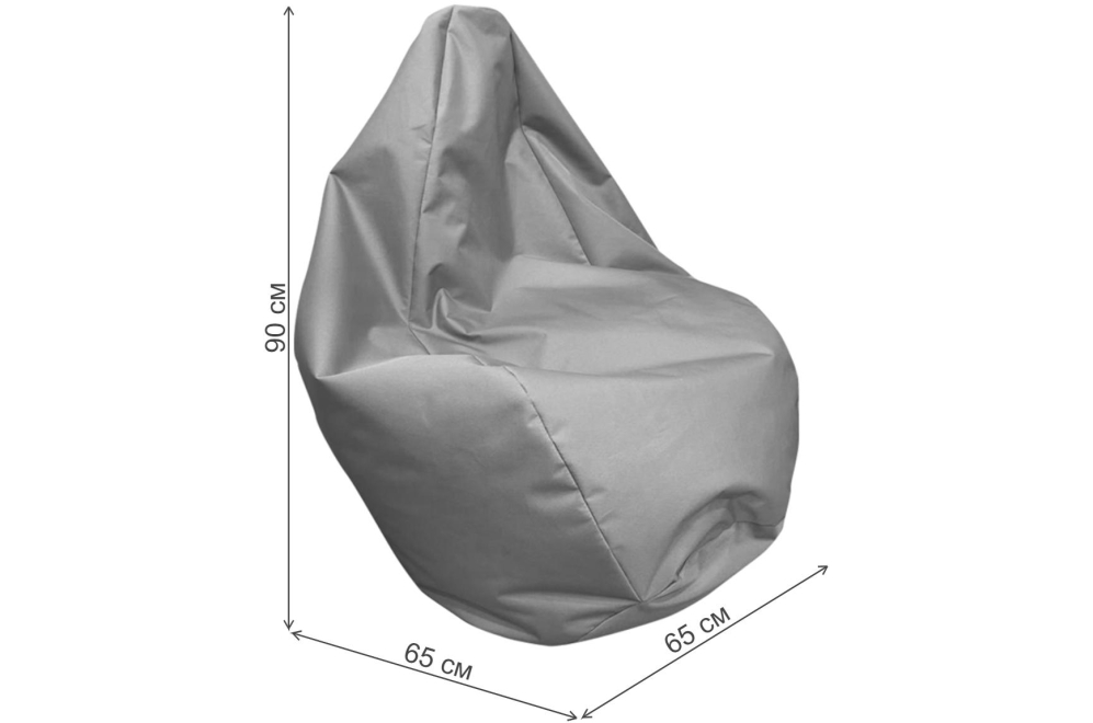 Пуф Стандарт голубой