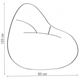 Пуф-мешок Кактус XL