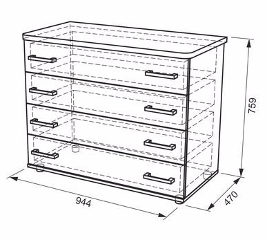 Комод-1 Манхэттен