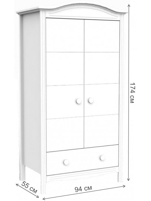 Шкаф Fiorellino Slovenia new white