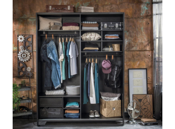 Шкаф-купе детский Dark Metal