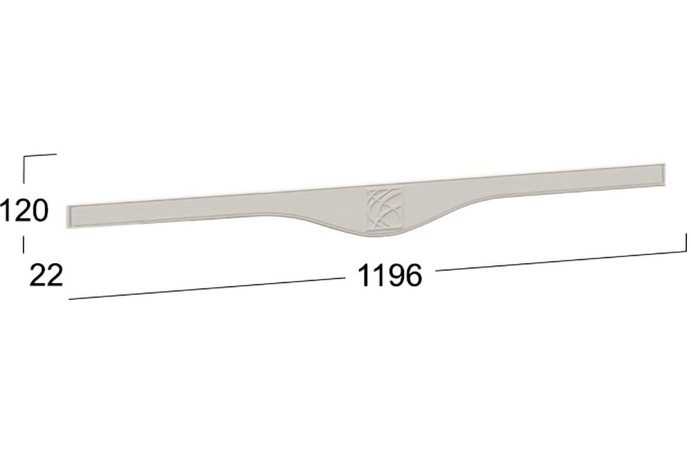 Карниз Сабрина ТД-307.15.11-01 кашемир