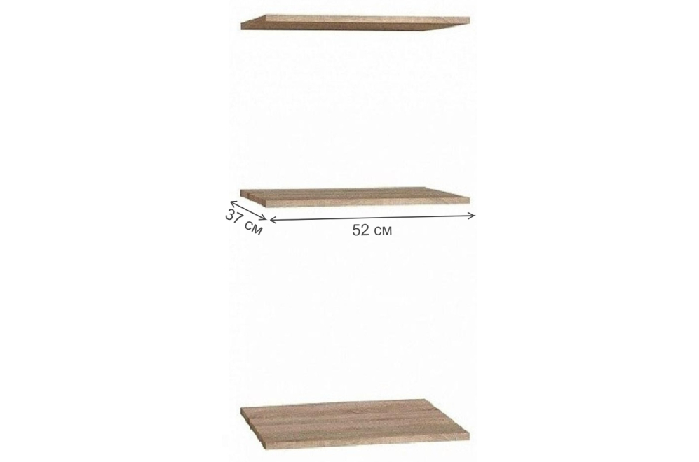 Полки Sherlock 72 дуб сонома