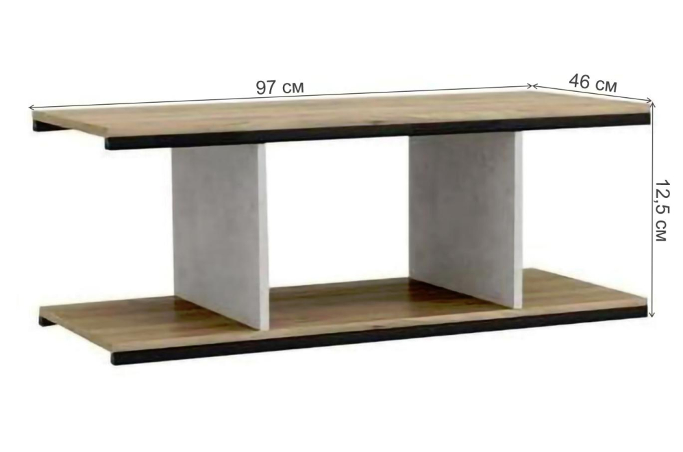 Полка Loft дуб натуральный