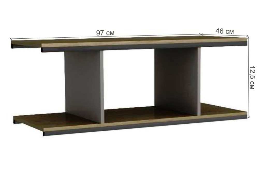 Полка Loft дуб табак