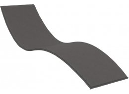 Матрас для шезлонга Slim темно-серый