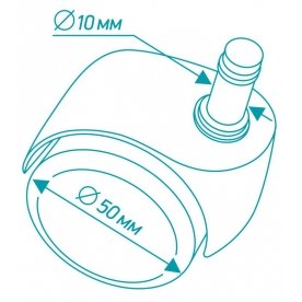 Набор колес Бюрократ BlockCastorSet pu