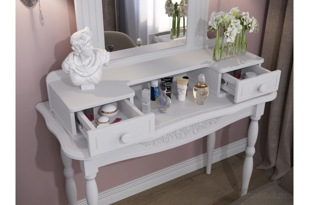 Надстройка для стола Ассоль АС-38 белое дерево