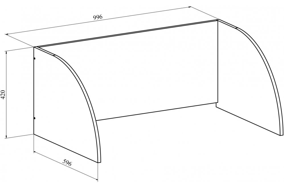 Надстройка ОФ-40 венге