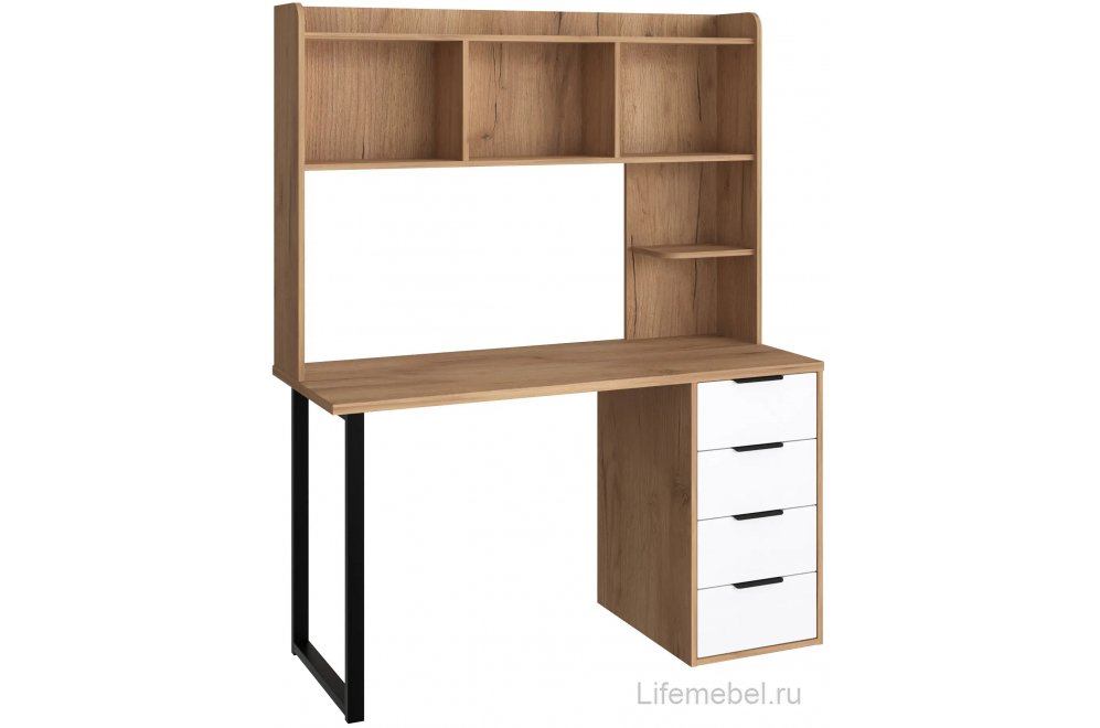 Надстройка для стола П-102 дуб крафт золотой