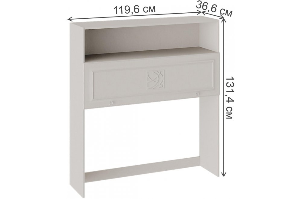 Шкаф навесной Сабрина ТД-307.15.11 кашемир