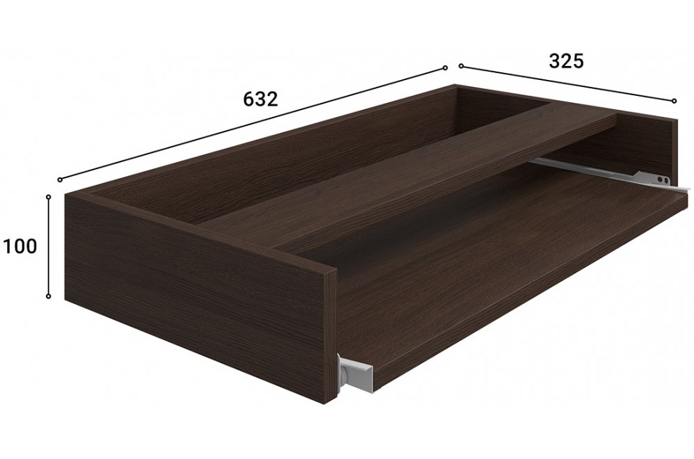 Полка под клавиатуру ОФ-50 венге