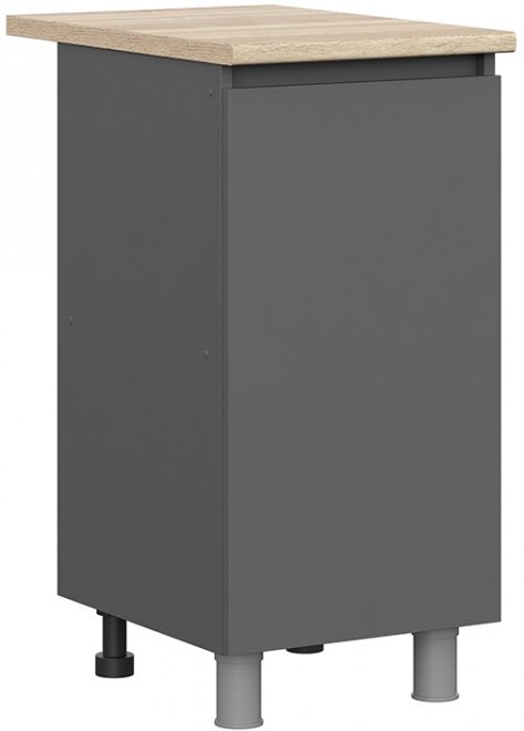 Модульная кухня Денвер графит 1,4м