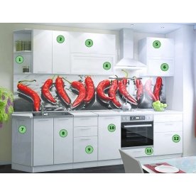 Готовая кухня Валерия-М комплектация 7