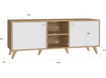 Модульная гостиная Ирма ИР-002 комплектация 2