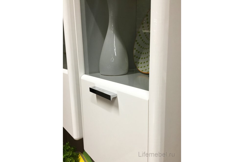 Модульная гостиная Наоми комплектация 1 белый глянец