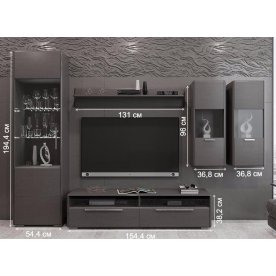 Модульная гостиная Наоми комплектация 5