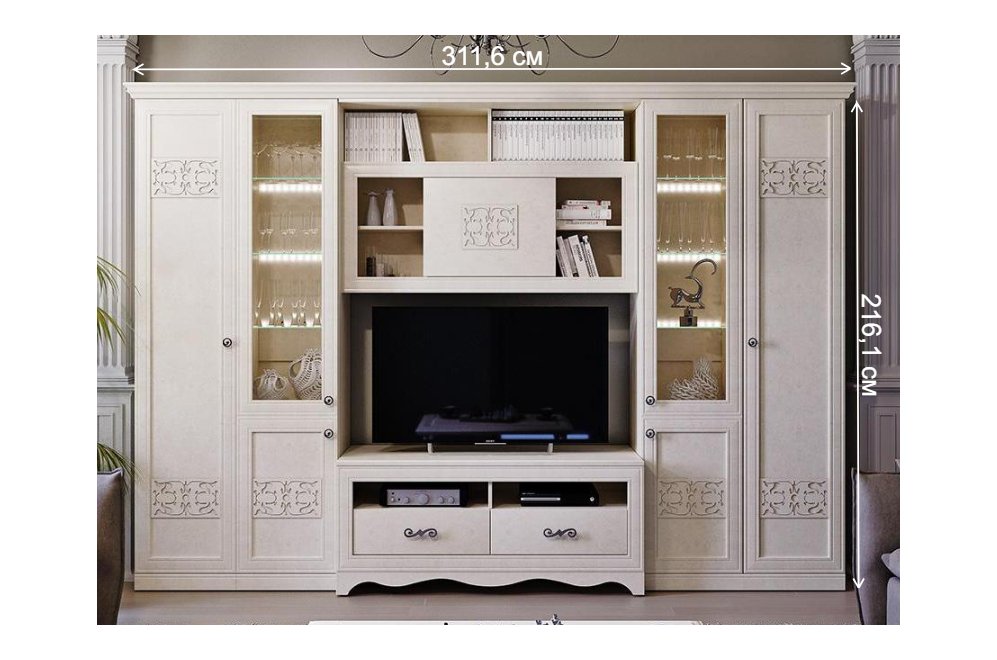 Гостиная Саванна Комплектация 2