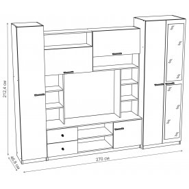 Готовая гостиная Марта-М