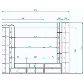 Готовая гостиная МегаKraft 4