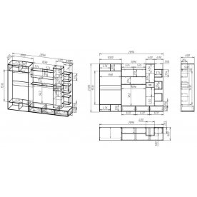 Готовая гостиная Мебелайн-15