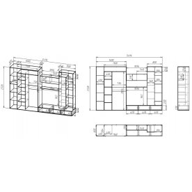 Готовая гостиная Мебелайн-16